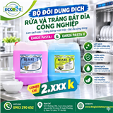 Combo Nước Rửa Tráng EAR25 & EAR26: Lựa Chọn Số 1 Cho Máy Rửa Chén Nhà Hàng, Khách Sạn